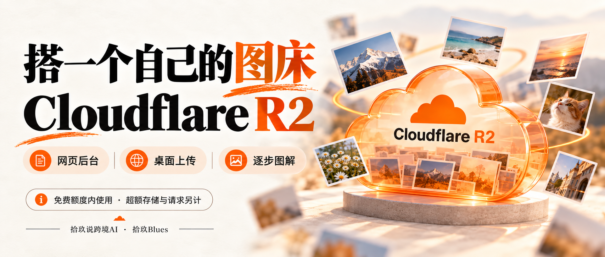 搭一个自己的图床：Cloudflare R2，网页后台、桌面上传、逐步图解
